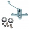 Rubinetto miscelatore lavello cucina lavabo casa lavello bagno muro grigio 5032