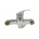 Rubinetto miscelatore lavello cucina lavabo casa lavello bagno muro grigio 5033