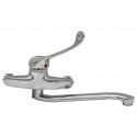 Rubinetto miscelatore lavello cucina lavabo casa lavello bagno muro grigio 5033