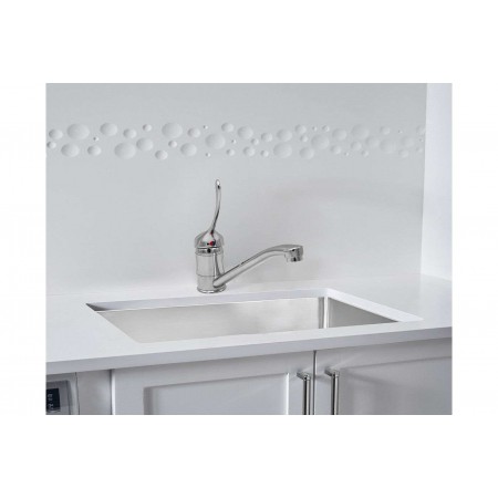 Rubinetto miscelatore lavello cucina lavabo casa lavello bagno grigio 5034