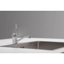 Rubinetto miscelatore lavello cucina lavabo casa lavello bagno grigio 5034