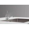 Rubinetto miscelatore lavello cucina lavabo casa lavello bagno grigio 5034