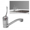 Rubinetto miscelatore lavello cucina lavabo casa lavello bagno grigio 5034
