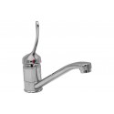 Rubinetto miscelatore lavello cucina lavabo casa lavello bagno grigio 5034
