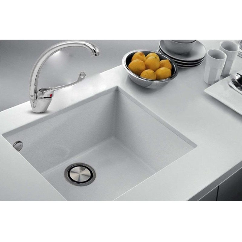 Rubinetto miscelatore lavello cucina lavabo casa lavello bagno grigio 5035