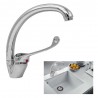 Rubinetto miscelatore lavello cucina lavabo casa lavello bagno grigio 5035