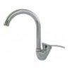 Rubinetto miscelatore lavello cucina lavabo lavello bagno grigio girevole 8095