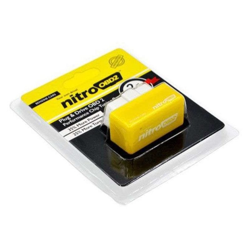 Modulo aggiuntivo OBD2 centralina auto BENZINA tuning aumento potenza Nitro Gial