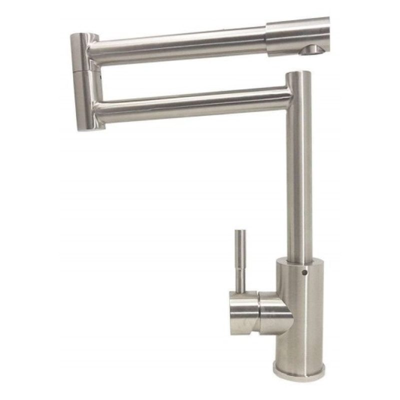 Rubinetto miscelatore lavello cucina lavabo bagno snodabile girevole 9006