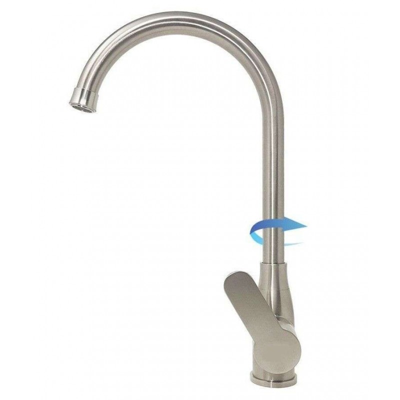 Rubinetto miscelatore lavello cucina lavabo rubinetteria girevole casa 9010