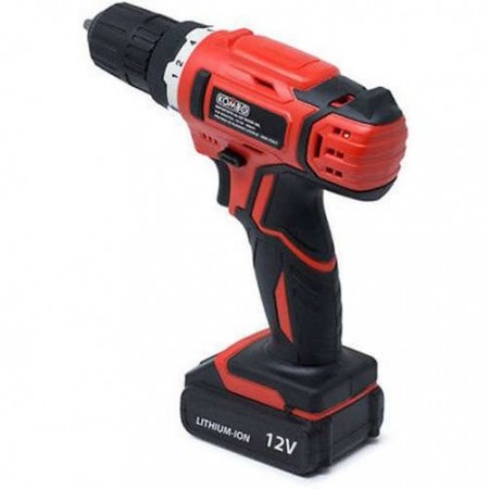 KOMBO Trapano avvitatore a batteria litio portatile cordless 800mah 12V ko831