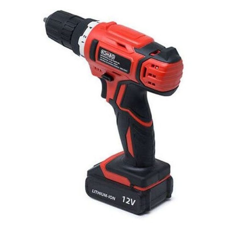 KOMBO Trapano avvitatore a batteria litio portatile cordless 800mah 12V ko831