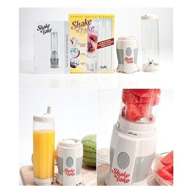 Frullatore mixer per preparare ottimi frullati in pochissimo tempo con bicchiere removibile e trasportabile