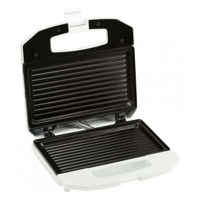 Tostapane elettrico piastra toast antiaderente 750w sandwich cucina viaggio GR34