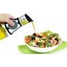 Dispenser dosatore olio e aceto a pressione oliera 500 ml tappo salvagoccia.