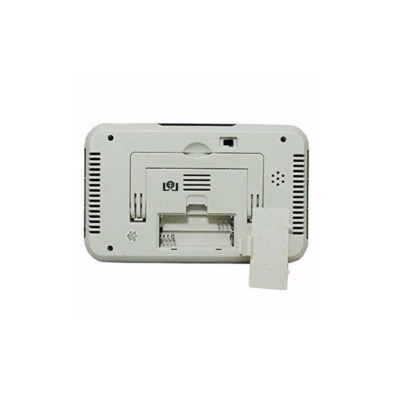 Orologio sveglia display LCD data orario controllo luce allarme luce notturna