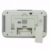 Orologio sveglia display LCD data orario controllo luce allarme luce notturna