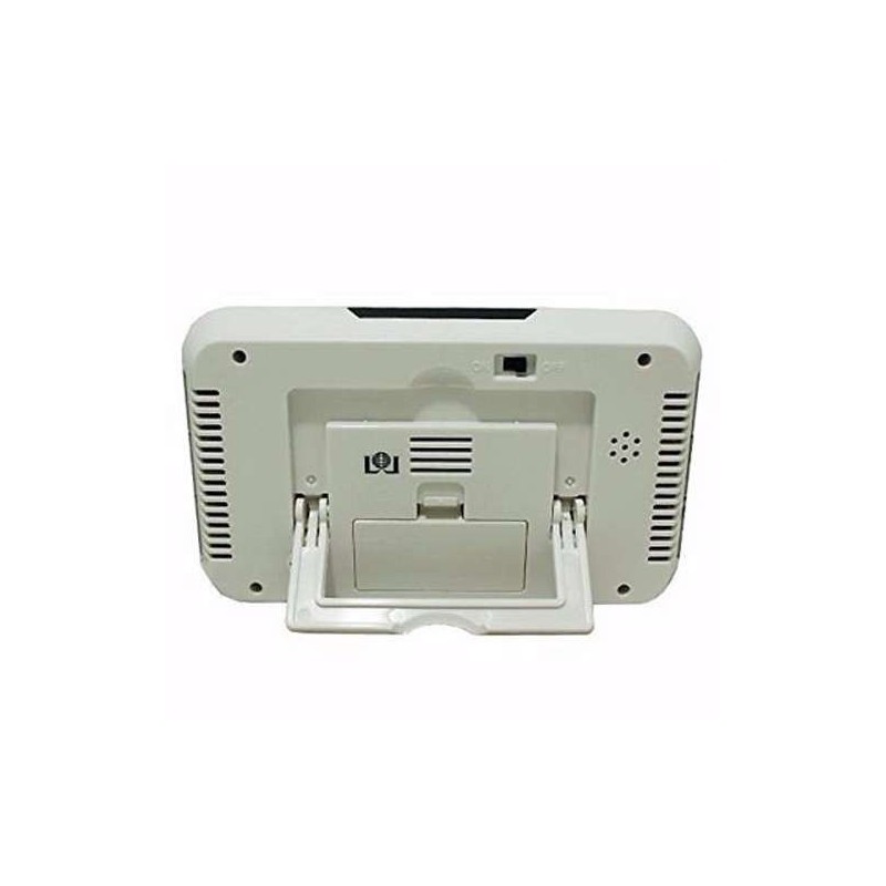 Orologio sveglia display LCD data orario controllo luce allarme luce notturna