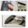 Dispenser dosatore olio e aceto a pressione oliera 500 ml tappo salvagoccia.