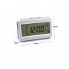 Orologio sveglia display LCD data orario controllo luce allarme luce notturna