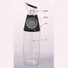 Dispenser dosatore olio e aceto a pressione oliera 500 ml tappo salvagoccia.