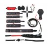 Kit sadomaso bondage gioco erotico manette barra costrittiva cavigliere BDSM