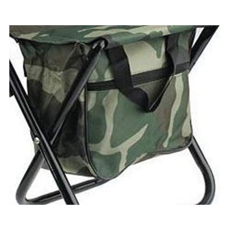 Sedia portatile pieghevole da campeggio pesca caccia o camping sgabello di facile trasporto - Colore Mimetico