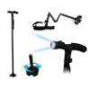 BASTONE MAGIC CANE DA PASSEGGIO PIEGHEVOLE CON TORCIA LED INCORPORATA TREKKING