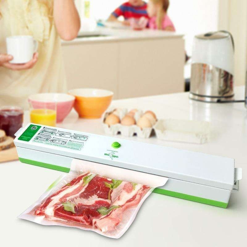 Macchina per sottovuoto 100W alimenti conservazione cibo confeziona buste 30 cm