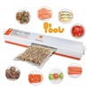 Macchina per sottovuoto 100W alimenti conservazione cibo confeziona buste 30 cm