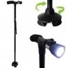 BASTONE MAGIC CANE DA PASSEGGIO PIEGHEVOLE CON TORCIA LED INCORPORATA TREKKING