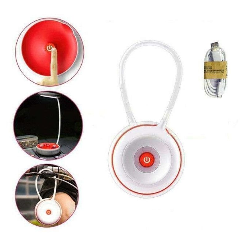 Lampada da tavolo pieghevole 18 led speaker cassa cavo USB touch luce CH-9033