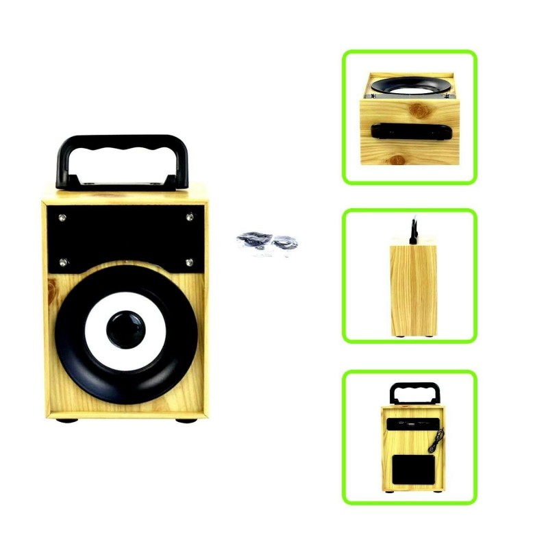 Cassa speaker bluetooth altoparlante AUX TF USB microUSB musica portatile