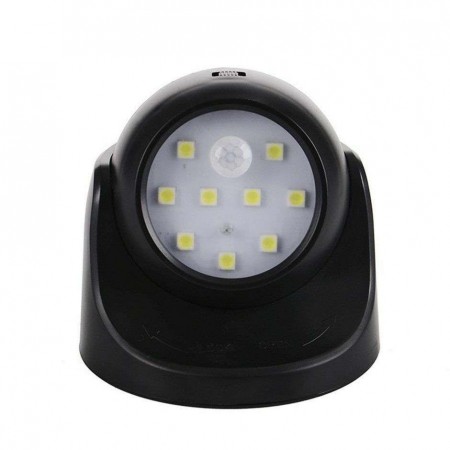 Faro sensore movimento LED luce bianca faretto esterno luce cortesia 360 gradi