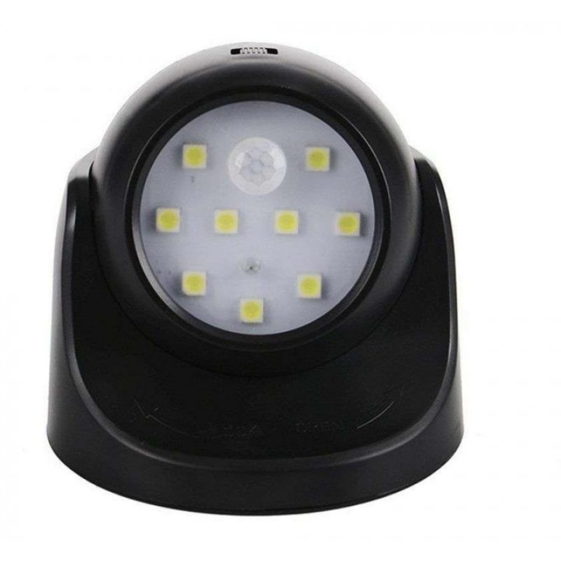 Faro sensore movimento LED luce bianca faretto esterno luce cortesia 360 gradi
