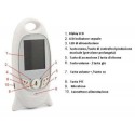Baby monitor sicurezza sorveglianza bambino notte sonno neaonato video audio
