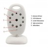 Baby monitor sicurezza sorveglianza bambino notte sonno neaonato video audio