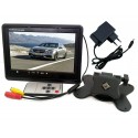 Videocamera con mini camera registratore video monitor HD anteriore posteriore 