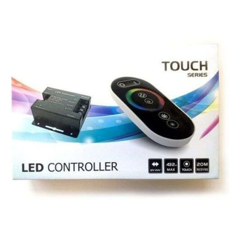 Led controller Telecomando touch regolazione luci strisce RGB 12V 24V centralina 