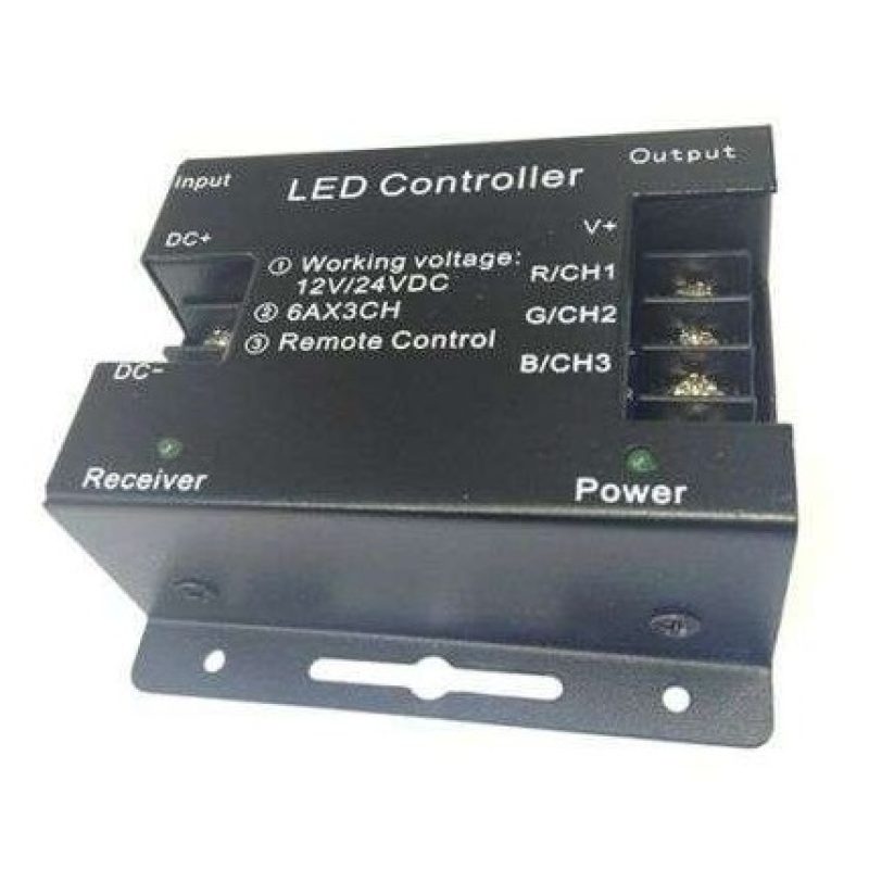 Led controller Telecomando touch regolazione luci strisce RGB 12V 24V centralina 