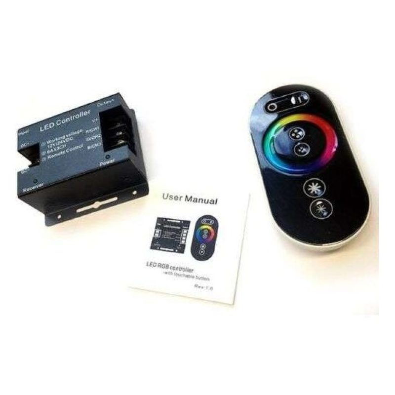 Led controller Telecomando touch regolazione luci strisce RGB 12V 24V centralina 