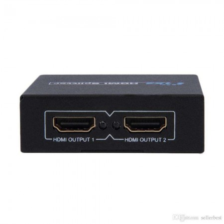 Splitter sdoppiatore HDMI 1.4 alta risoluzione 3D 2 uscite TV DVD televisore 