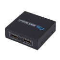 Splitter sdoppiatore HDMI 1.4 alta risoluzione 3D 2 uscite TV DVD televisore 