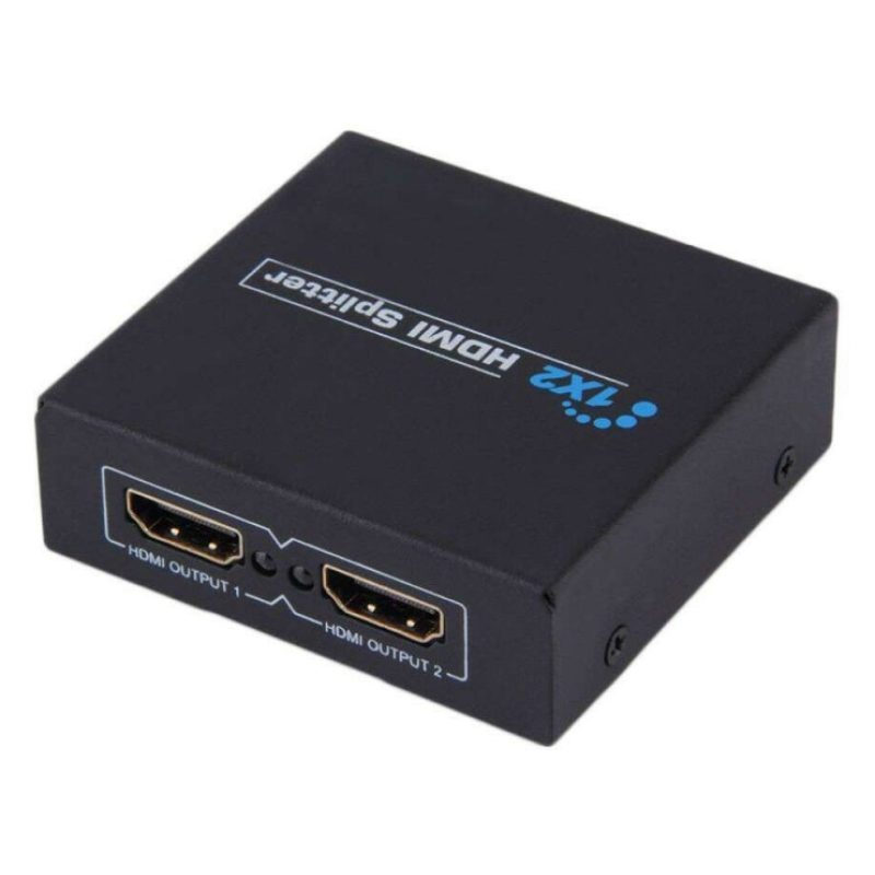 Splitter sdoppiatore HDMI 1.4 alta risoluzione 3D 2 uscite TV DVD televisore 