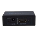 Splitter sdoppiatore HDMI 1.4 alta risoluzione 3D 2 uscite TV DVD televisore 