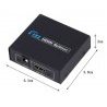 Splitter sdoppiatore HDMI 1.4 alta risoluzione 3D 2 uscite TV DVD televisore 