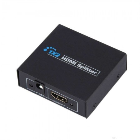 Splitter sdoppiatore HDMI 1.4 alta risoluzione 3D 2 uscite TV DVD televisore 