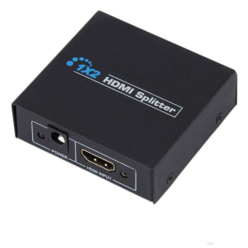 Splitter sdoppiatore HDMI 1.4 alta risoluzione 3D 2 uscite TV DVD televisore 