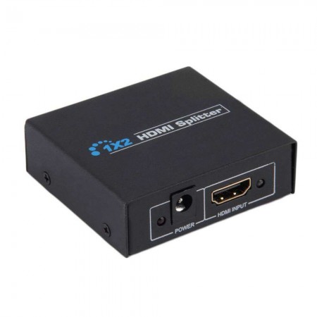 Splitter sdoppiatore HDMI 1.4 alta risoluzione 3D 2 uscite TV DVD televisore 
