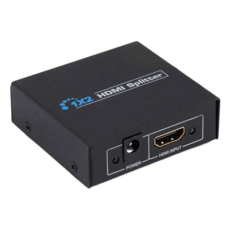 Splitter sdoppiatore HDMI 1.4 alta risoluzione 3D 2 uscite TV DVD televisore 